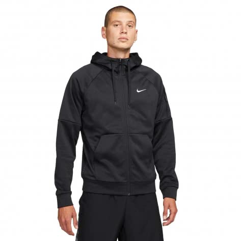 Nike Herren Hoodie Therma-FIT Fullzip-Hoodie DQ4830-010 L Black/Black/White | L