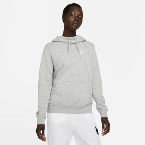Nike Damen Kapuzenpullover Sportswear Club Fleece Hoodie DQ5415-063 M Dk Grey Hthr/White | M