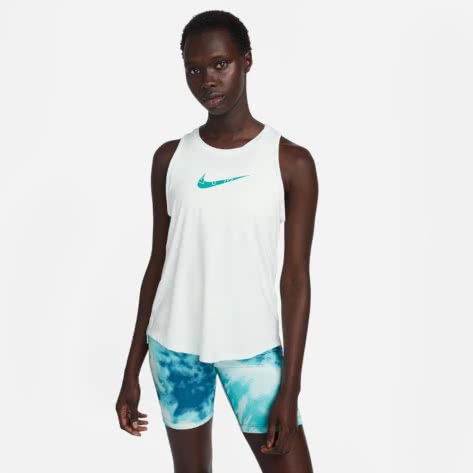 Nike Damen Trainingsshirt Dri-FIT Graphic Tank DQ5556-394 L Barely Green/Neptune | L