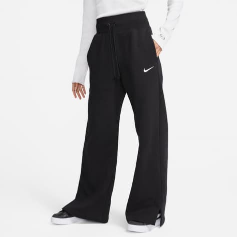 Nike Damen Hose Phoenix Fleece High-Waist Wide-Leg Sweatpants DQ5615-010 S Black/Sail | S
