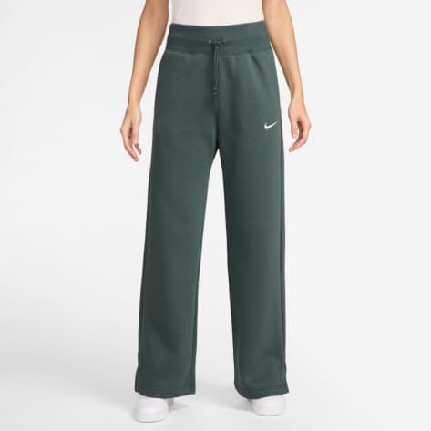 Nike Damen Hose Phoenix Fleece High-Waist Wide-Leg Sweatpants DQ5615-338 M Vintage Green/Sail | M