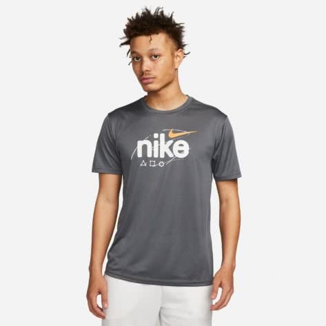 Nike Herren T-Shirt Dri-FIT Wild Clash DR7555-068 M Iron Grey | M