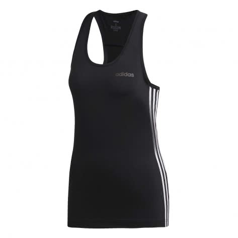 adidas Damen Tanktop Design 2 Move 3 Stripes Tank DU2056 XXS Black/White | XXS