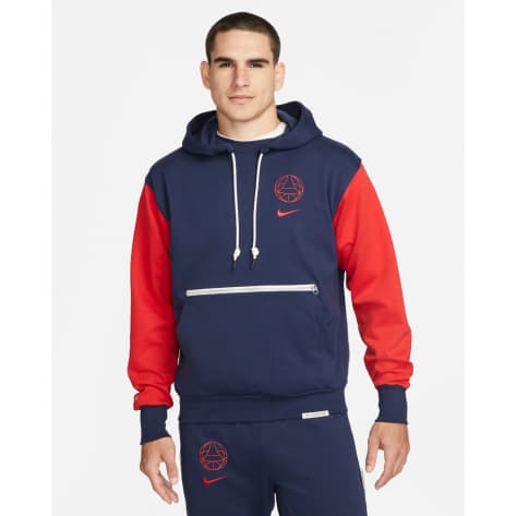 Nike Herren Kapuzenpullover Paris Saint-Germain Hoodie 2023/24 DV4934-410 XL Midnight Navy/Uni Red | XL