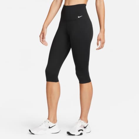 Nike Damen Tight Dri-FIT  High-Rise Capri Leggings DV9024-010 XS Black/White | XS