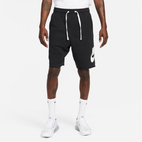 Nike Herren Short Sport Essentials French Terry Alumni Shorts DX0502-010 XXXL Black/White/White | XXXL