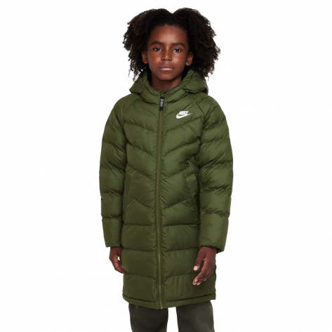 Nike Kinder Wintermantel Synthetic-Fill Partka DX1268-326 128-137 Rough Green/White | 128-137