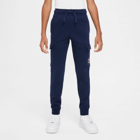 Nike Jungen Trainingshose Fleece Cargo Pants DX2299-410 128-137 Midnight Navy | 128-137