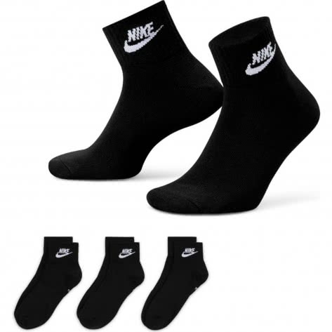 Nike Socken Everyday Essential 3er Pack DX5074-010 42-46 Black/White | 42-46