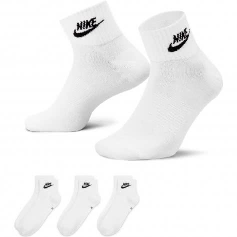 Nike Socken Everyday Essential 3er Pack DX5074-101 42-46 White/Black | 42-46