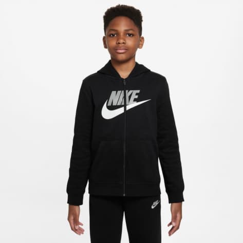 Nike Jungen Kapuzenjacke Full Zip Club Fleece DX5083 