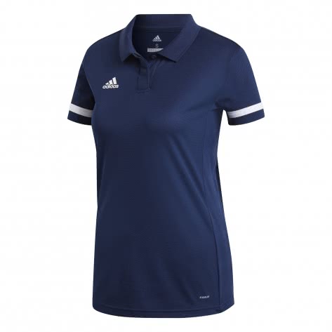 adidas Damen Poloshirt TEAM 19 DY8863 S Team Navy Blue/White | S