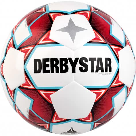 Derbystar Fussball Dynamic TT 1151500136 5 Weiss/Rot/Blau | 5