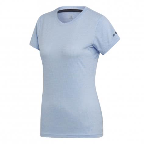 adidas TERREX Damen T-Shirt Tivid Tee EC2472 40 glow blue | 40