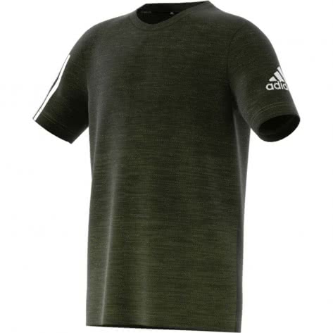 adidas Jungen T-Shirt GRADIENT TEE ED5749 128 tech olive/legend earth/white | 128