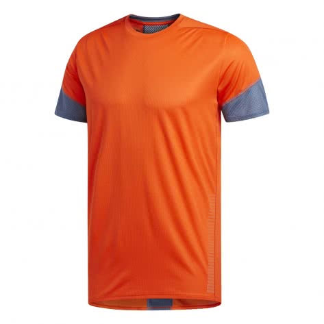 adidas Herren Laufshirt 25/7 TEE RISE UP N RUN EI6322 XS active orange | XS