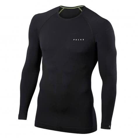Falke Herren Funktionsshirt Longsleeved Tight Fit 39611-3000 M Black | M