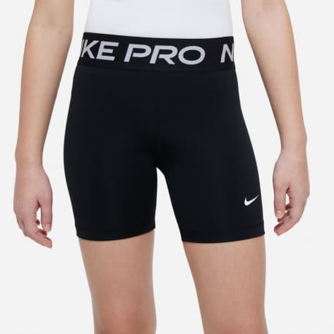 Nike Mädchen Short Pro Dri-FIT Big Kids  (Girls ) FB1081-010 128-137 Black/White | 128-137