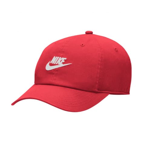 Nike Kinder Kappe Kids Unstructured Futura Wash Cap FB5063-657 University Red/White | One size