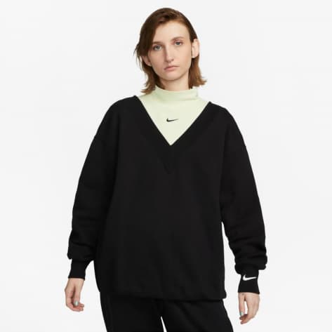 Nike Damen Pullover Phoenix Fleece Oversized V-Neck Sweatshirt FB8317 