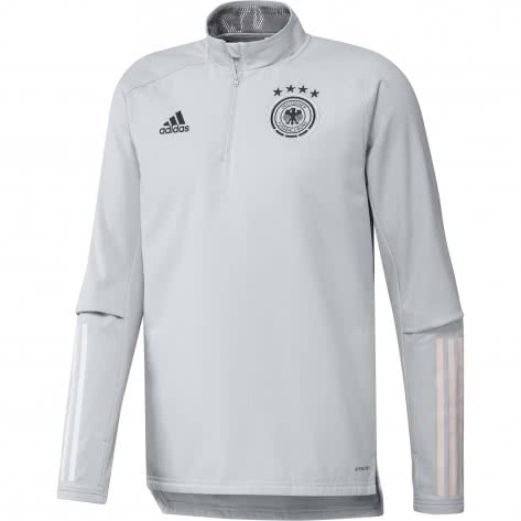 adidas Herren DFB Pullover Warm Top EM 2020 FI0766 XXL clear grey | XXL