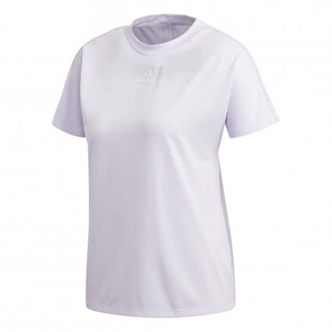 adidas Damen T-Shirt Pleated Tee FI6734 S Purple Tint | S
