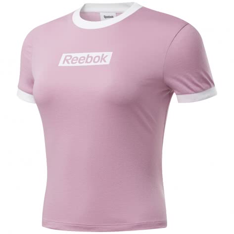 Reebok Damen T-Shirt TE Linear Logo Slim Tee 