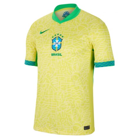 Nike Herren Brasilien Heimtrikot 24 FJ4284-706 XXL Dynamic Yellow/Lemon Chiffon/Green Spark | XXL
