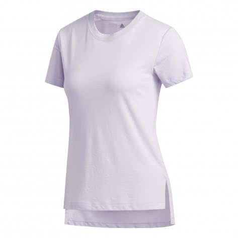 adidas Damen T-Shirt Go-To Tee FJ7297 XS Purple Tint | XS