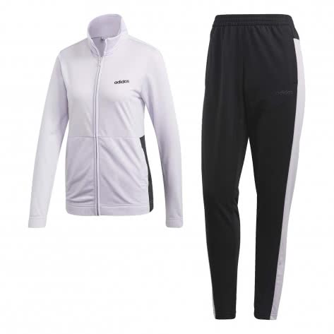 adidas Damen Trainingsanzug WTS Plain Tricot Track Suit FM6844 XS purple tint/black | XS