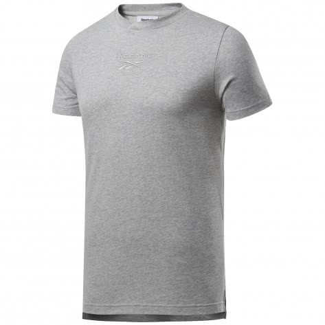 Reebok Herren T-Shirt TE Melange SS Tee FN0891 S Medium Grey Heather | S