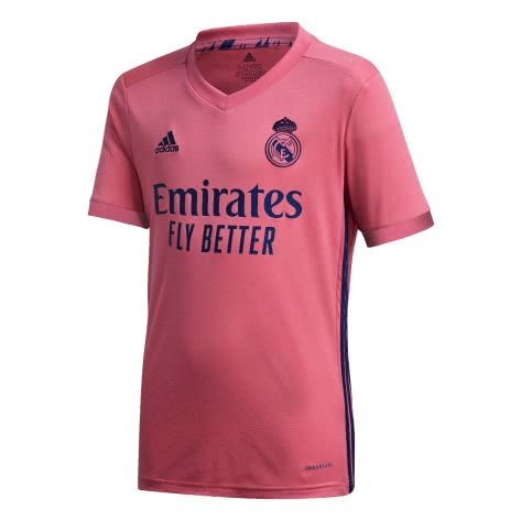 adidas Kinder Real Madrid Away Trikot 2020/21 FQ7493 176 Spring Pink | 176