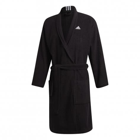 adidas Unisex Bademantel VALUE BATHROBE FS3373 S Black | S