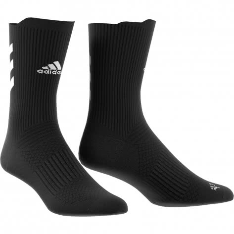 adidas Sportsocken Alphaskin Crew Low Cushion Sock FS9767 49-51 Black/White/White | 49-51