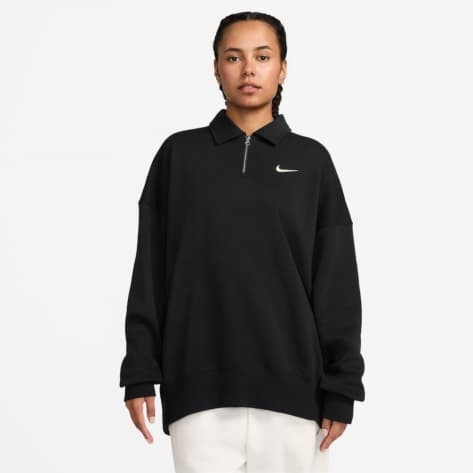 Nike Damen Pullover Phoenix Fleece FZ3207-010 XS Black/Sail | XS