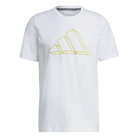 adidas Herren T-Shirt FI GFX Tee GM6367 M White | M