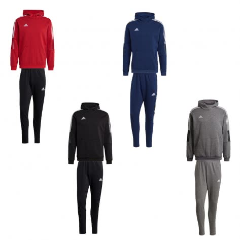 adidas Kinder Tiro 21 Sweatanzug Hood 