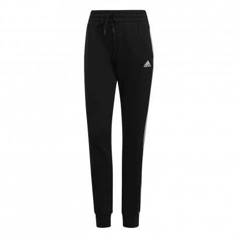 adidas Damen Trainingshose ESSENTIALS SLIM TAPERED CUFFED PANT GM8733 XL Black/White | XL