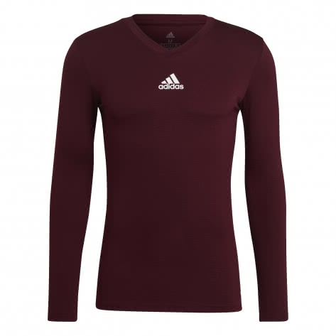 adidas Herren Funktionsunterwäsche Team Base Longsleeve GN7503 XXL Team Maroon | XXL