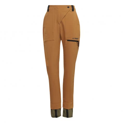 adidas TERREX Damen Softshellhose Yearound Softshell Pants GQ3660 38 Mesa/Halo Blush | 38