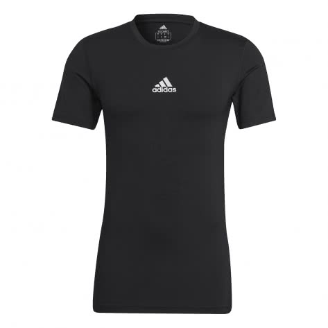 adidas Herren T-Shirt Techfit Compression Short Sleeve Tee GU4906 S Black | S