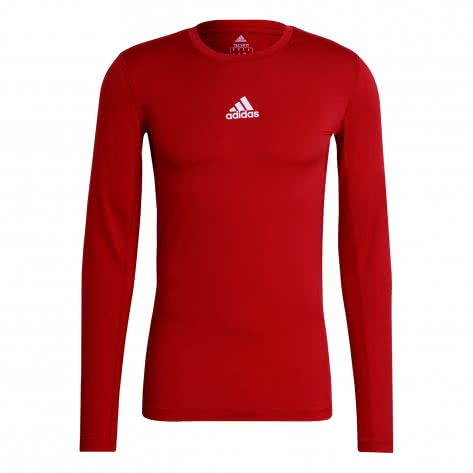 adidas Herren Langarmshirt Techfit Compression Long Sleeve Tee GU7336 XXL Team Power Red | XXL