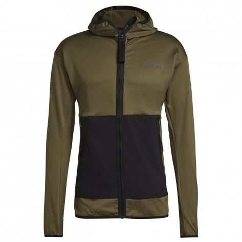 adidas TERREX Herren Fleecejacke Tech Flooce Light Hooded Jacket 