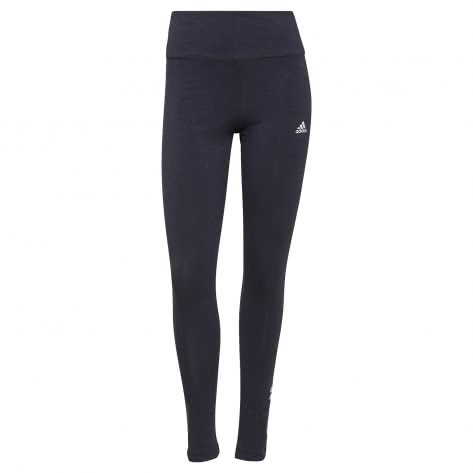 adidas Damen Leggings Essentials High-Waisted Logo Leggings H07781 XS Legend Ink/White | XS