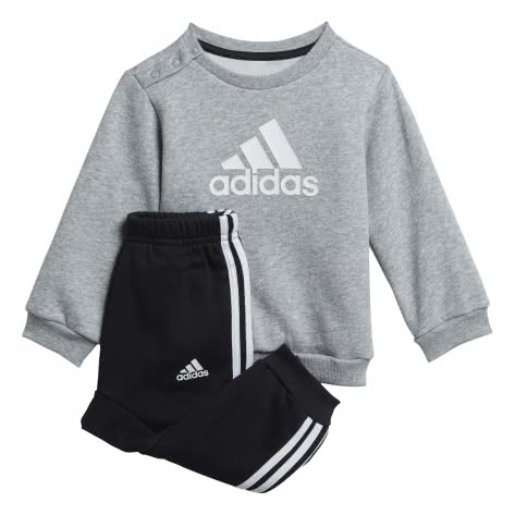 adidas Baby Jogginganzug Infants Badge of Sports Logo Jogger H28835 62 Medium Grey Heather/White | 62