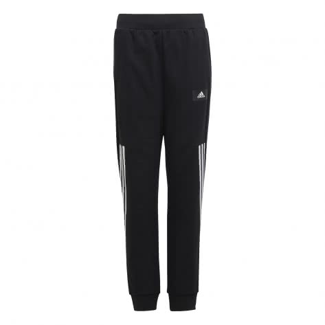 adidas Jungen Trainingshose Future Icons 3S Tapered Pant H44337 164 Black/White | 164