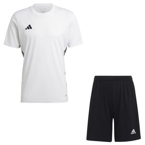 adidas Herren Set Trikot + Hose Tabela 23 H44526+H57504 L White/Black | L
