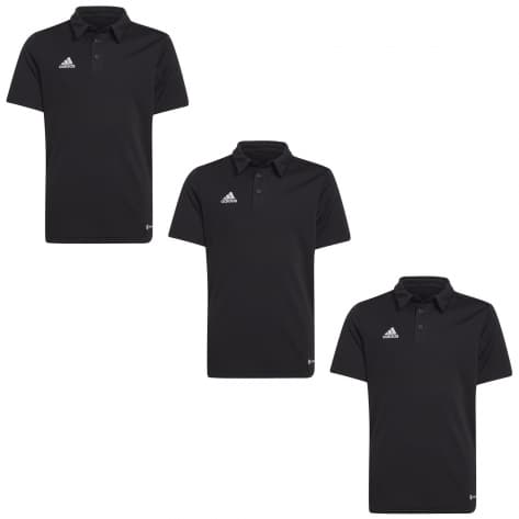 adidas Kinder Poloshirt Entrada 22 Polo 3-er Pack 