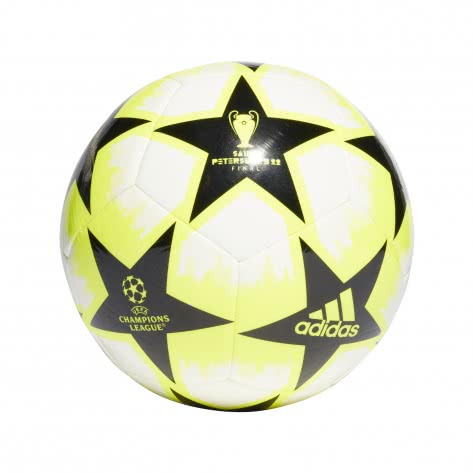 adidas Fussball UCL Club St. Petersburg Ball 2022 H57816 5 Solar Yellow/White/Black | 5