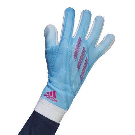 adidas Torwarthandschuhe X Glove League HB8061 12 Sky Rush/White/Team Shock Pink | 12